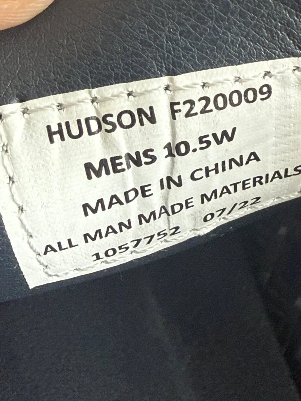 Freeman Hudson F220009 Black Oxford  Derby Dress Shoes Men's Size 10.5W